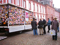 Foto: Auch die Presse hatte Interesse an der Protestaktion